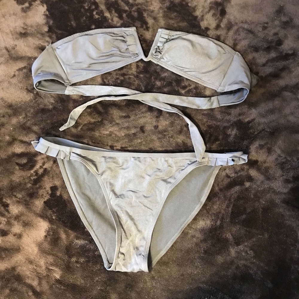 H&M Bandeau top and bikini set